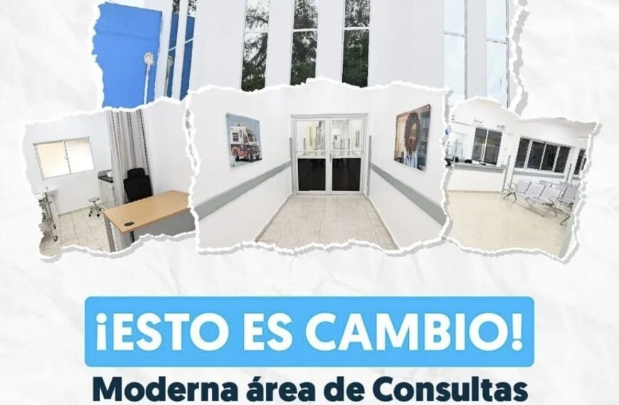Esto es cambio Moderna área de consultas del Hospital Infantil Dr. José Manuel Rodríguez