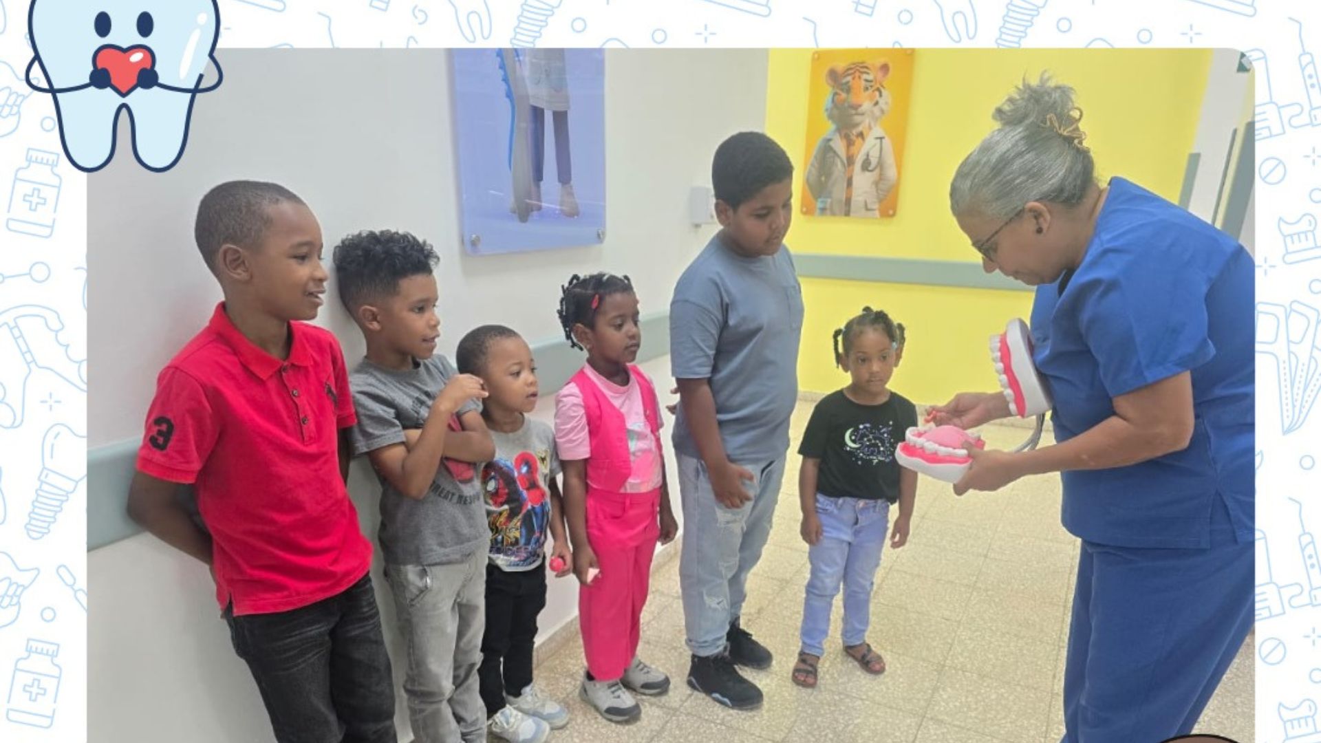 Hospital Infantil realiza jornada de orientación sobre higiene bucal para niños y familias